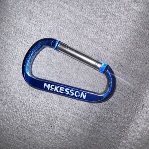 Blue Carabiner Key Holder